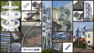 Read more about the article Treppenturm mit vier Stützen bei Ferrostep erhältlich